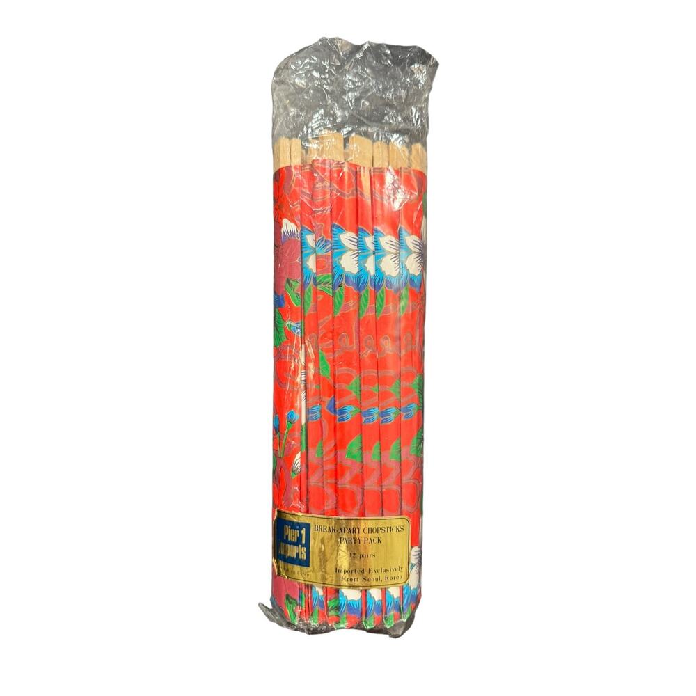 Vintage Pier 1 Imports Break Apart Chopsticks Part Pack of 19 Open Box